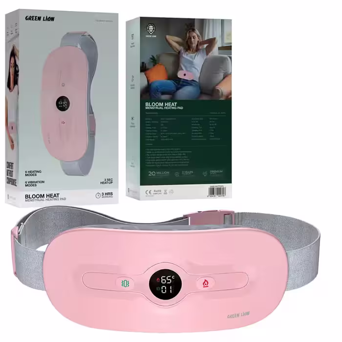 ماساژور گرم کننده قاعدگی گرین لاین مدل بلو هیت Green Lion Bloom Heat Menstrual Heating Massager