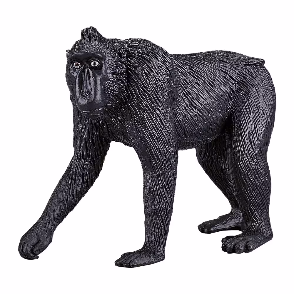 فیگور ماکاک کاکل سیاه Black Crested Macaque MOJO
