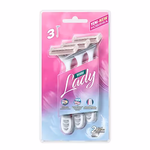 ژیلت 2 لبه بانوان لیدی پلاتینیوم Lady PLATINUM دربی