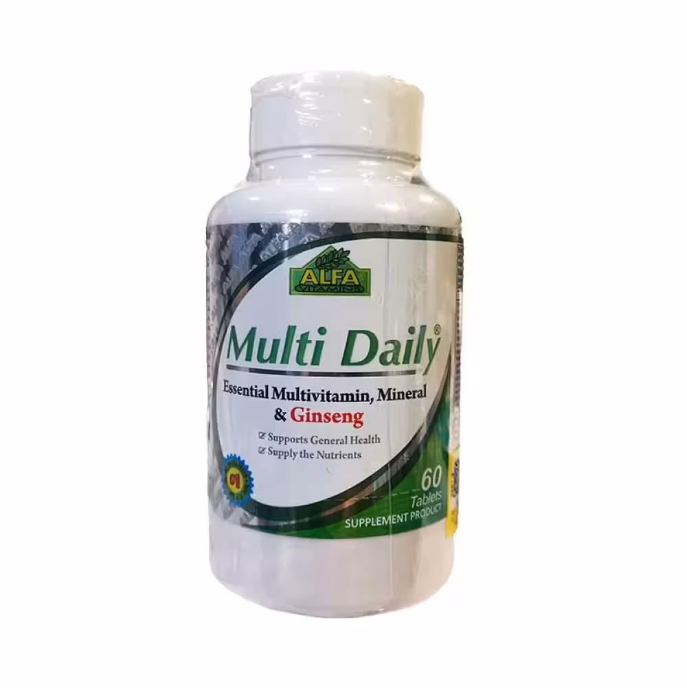 کپسول مولتی دیلی آلفا 60 عددی MULTI DAILY ALFA