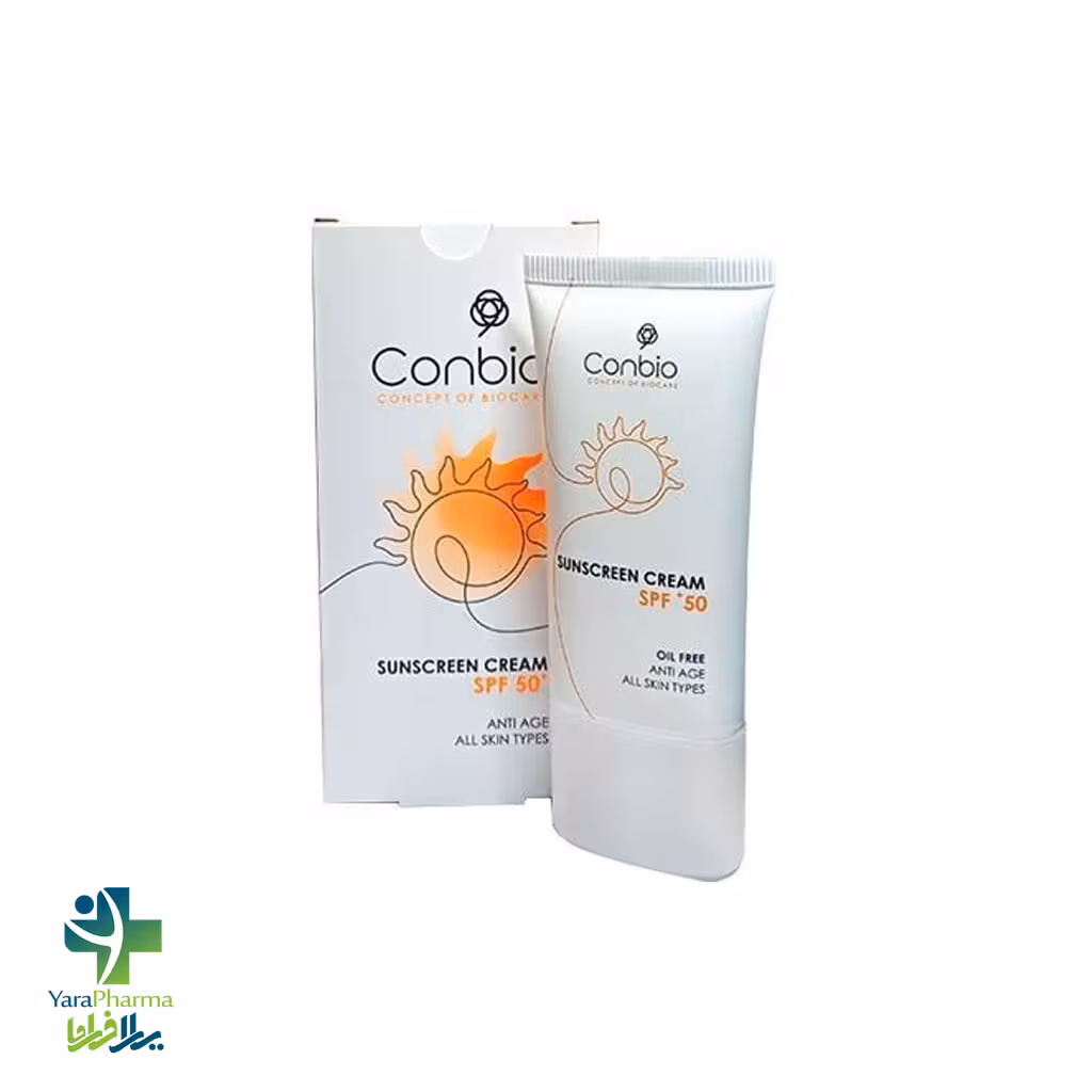 کرم ضد آفتاب بی رنگ SPF 50  پوست چرب کانبیو