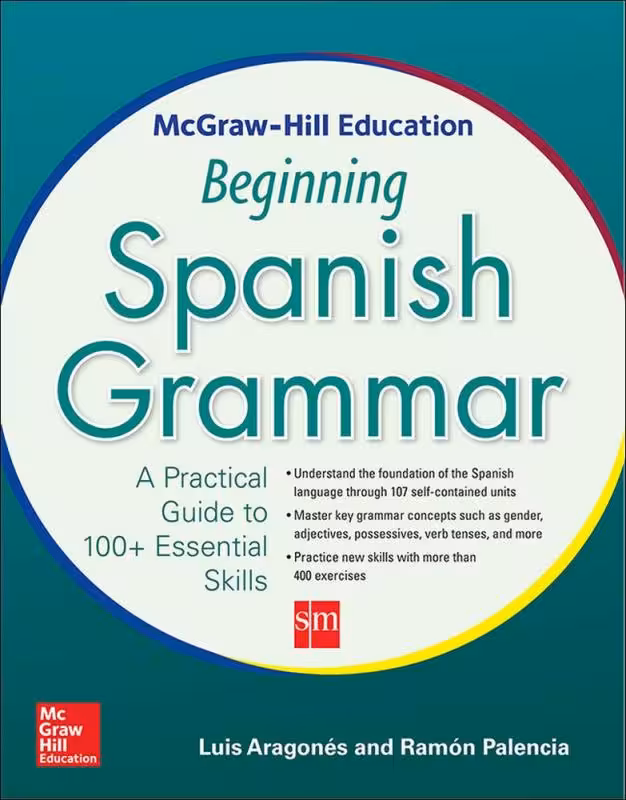 کتاب گرامر مقدماتی اسپانیایی McGraw Hill Education Beginning Spanish Grammar