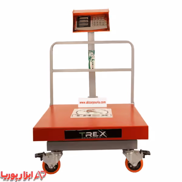 باسکول 700 کیلویی کمری چرخدار بدنه تیرکس 70*70