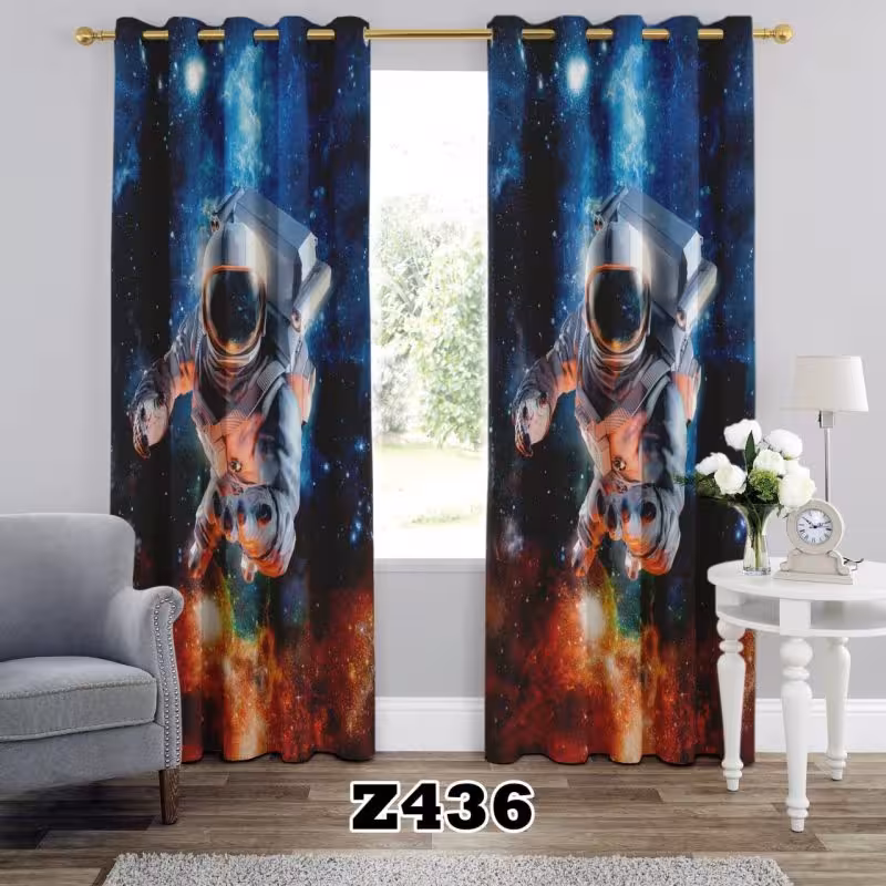 پرده سه بعدی طرح کودک