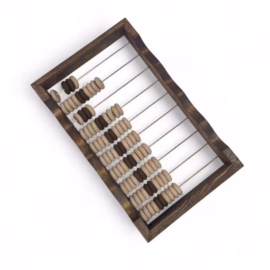 چرتکه دکوری چوبی کد WD6321