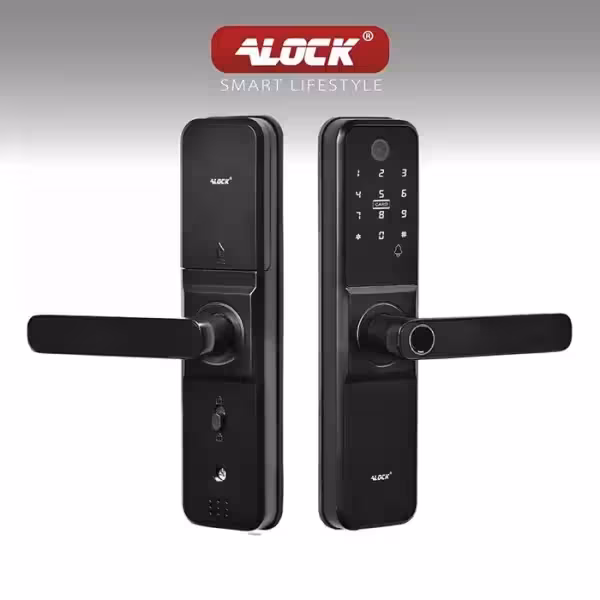 دستگیره هوشمند alock اثر انگشتی دوربین دار مدل S300 camera