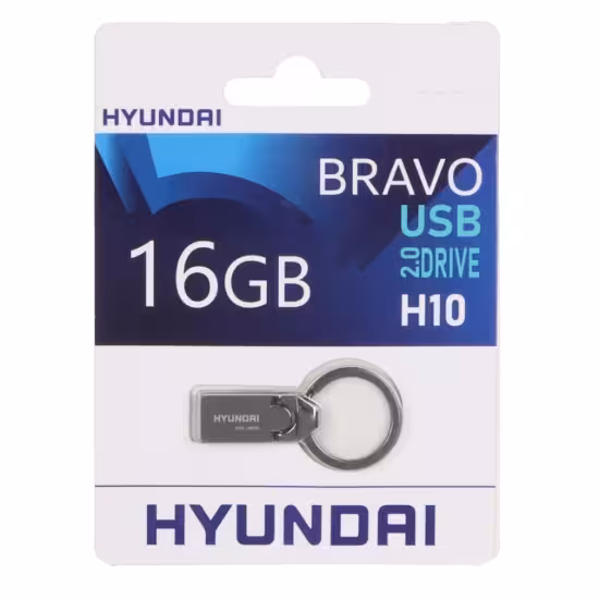 فلش مموری هیوندای مدل Bravo H10 USB 2.0 ظرفیت 16 گیگابایت