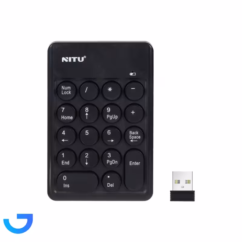 جزئیات ، قیمت و خرید نامبرپد وایرلس کیبورد نیتو مدل NKB06 | فروشگاه آریا