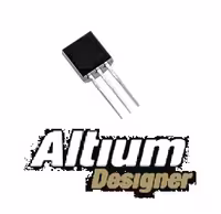 کتابخانه ترانزیستور npn ( to-92 بیس کنار) برای ALTIUM DXP