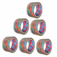 چسب پهن رابو مدل Red Blue عرض 5 سانتی متر بسته 6 عددی