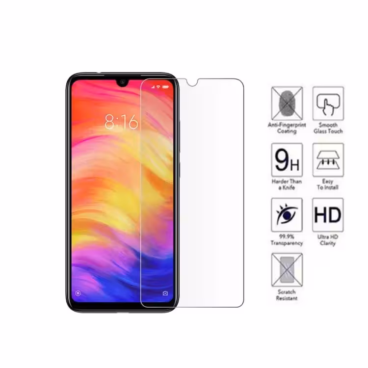 گلس Xiaomi Redmi Note 7 شیشه ای Tempered Glass