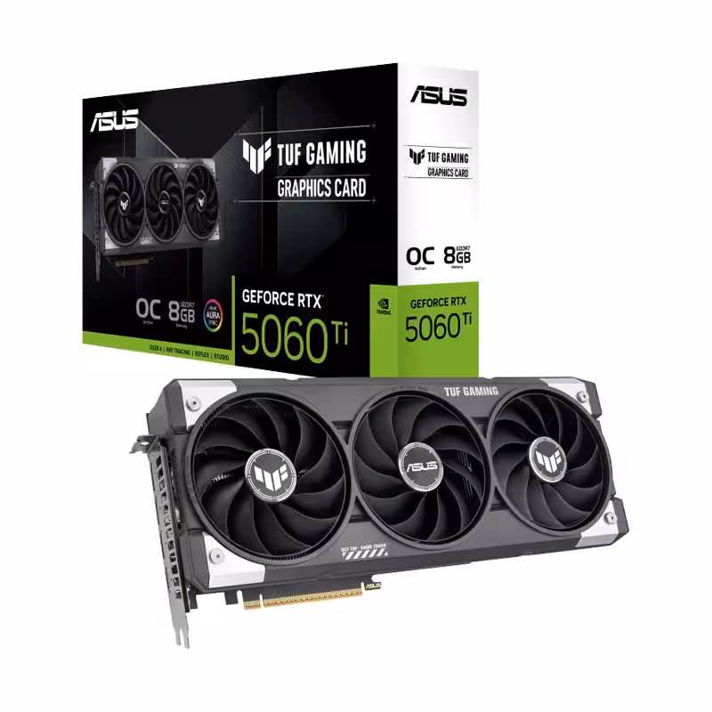 کارت گرافیک ایسوس TUF Gaming GeForce RTX 5060 TI 8GB OC Edition