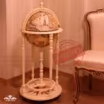 LUTOS لوتوس میز بار چوبی ZOFFOLLI مدل کره زمی ن قرن 15 میلادی لاریسا Z9901-CREAM