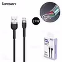 کابل میکرو یو اس بی لنسن Lansan MH02 طول 1 متر توان 27 وات