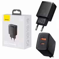 آداپتور شارژر 2 پورت PD QC3.0 20W Baseus CCXJ-B01 با گارانتی یاس ارتباط