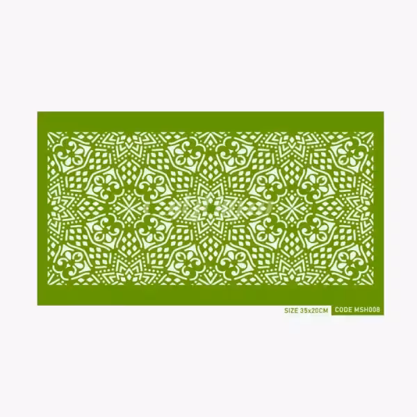 مش استنسیل طرح ستاره هشت پر