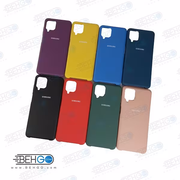 قاب گوشی A12 کاور سیلیکون اصلی بک کاور a12