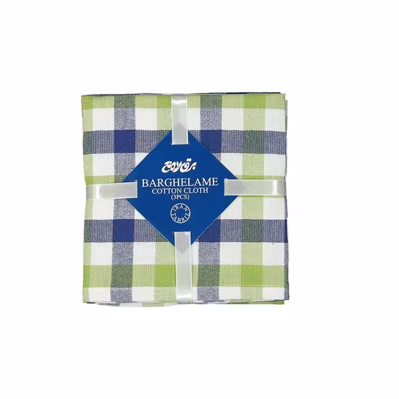 دستمال آشپزخانه برق لامع مدل مربع کد B1-42-1 مجموعه 3 عددی | کالا مکس