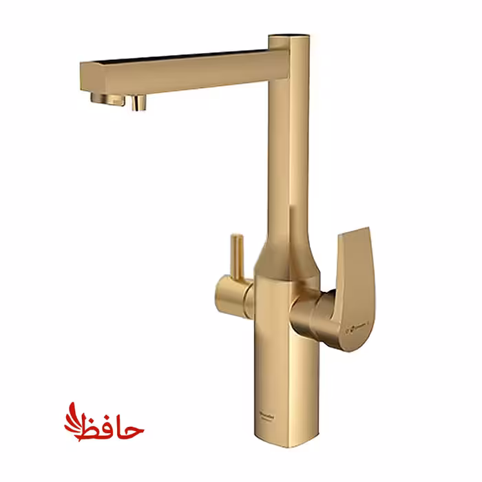 شیر ظرفشویی دومنظوره شودر مدل یونیک پلاس طلایی مات