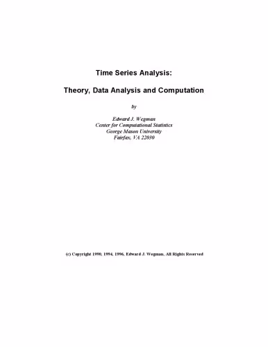 خرید و دانلود نسخه کامل کتاب Time Series Analysis Theory, Data Analysis and Computation