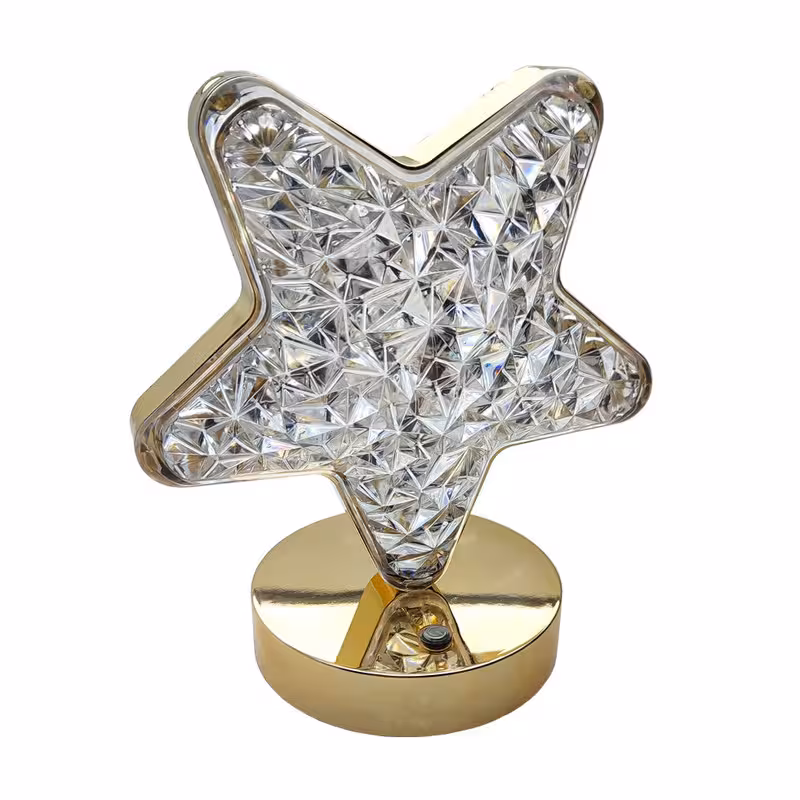 آباژور رومیزی مدل لمسی kam64 طرح ستاره