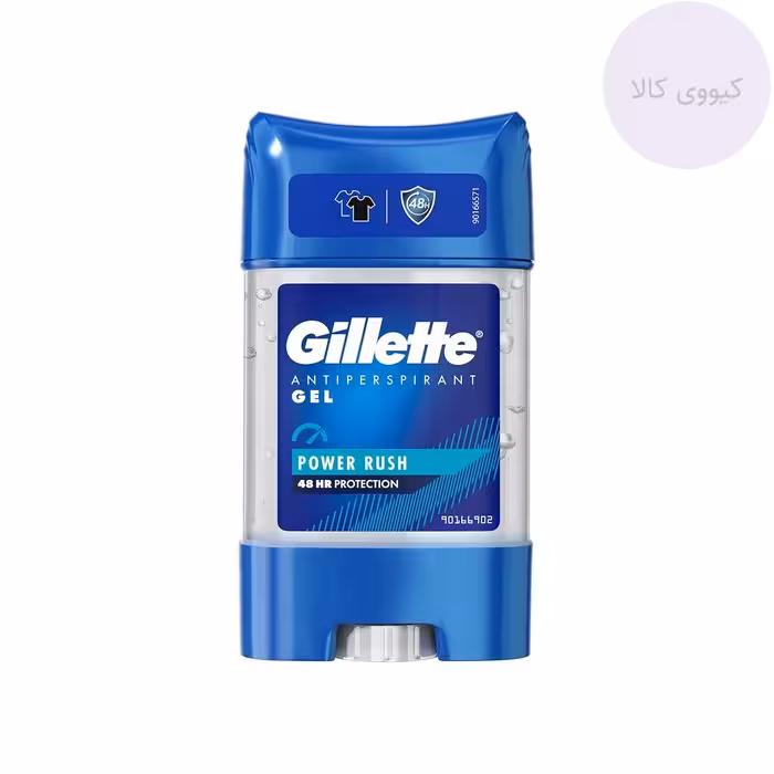 مام ضد تعریق ژلی ژیلت Gillette مدل پاور راش power rush حجم 70 میل
