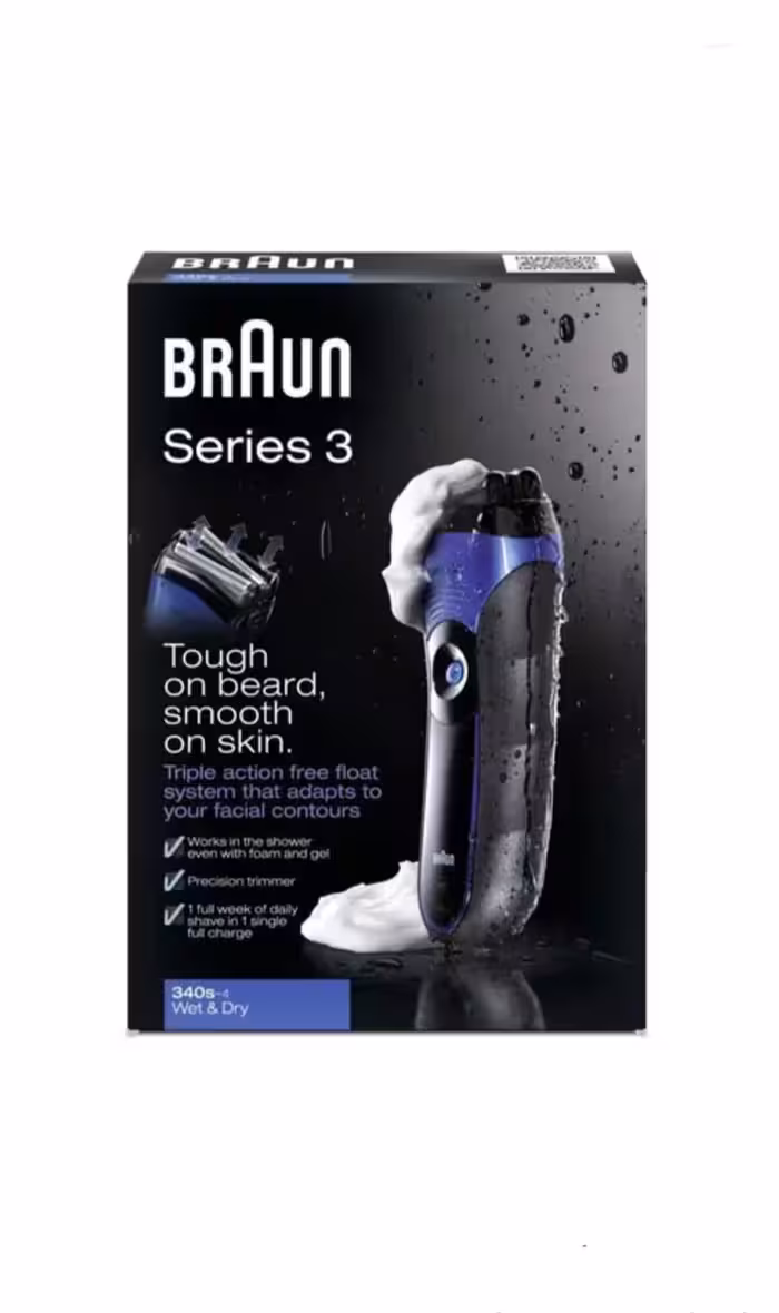 ماشین اصلاح براون سری3(ماشین اصلاح براون سری3( 340s-4)