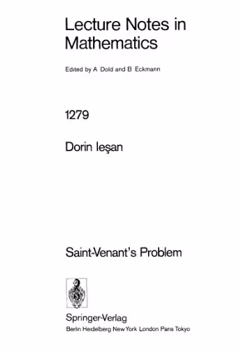 خرید و دانلود نسخه کامل کتاب Saint-Venant's Problem