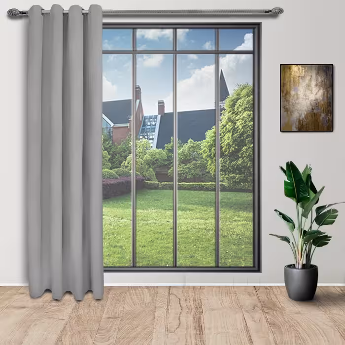 پرده نوین دکور سیاناو مدل مخمل هازان کد 281 سایز 280 × 140 سانتی متر