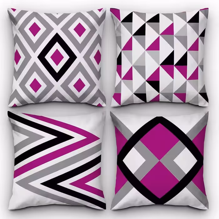 کاور کوسن کد 505 (ست طوسی بنفش)