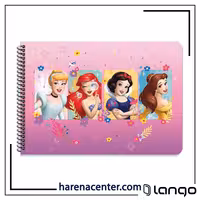 دفتر نقاشی پرنسس های دیزنی برند لانگو
