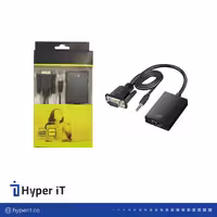 تبدیل VGA to HDMI باصدا و پاور ای نت