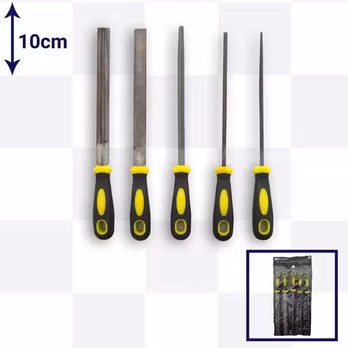 مجموعه 5 عددی سوهان فلز 8 ریما با دسته