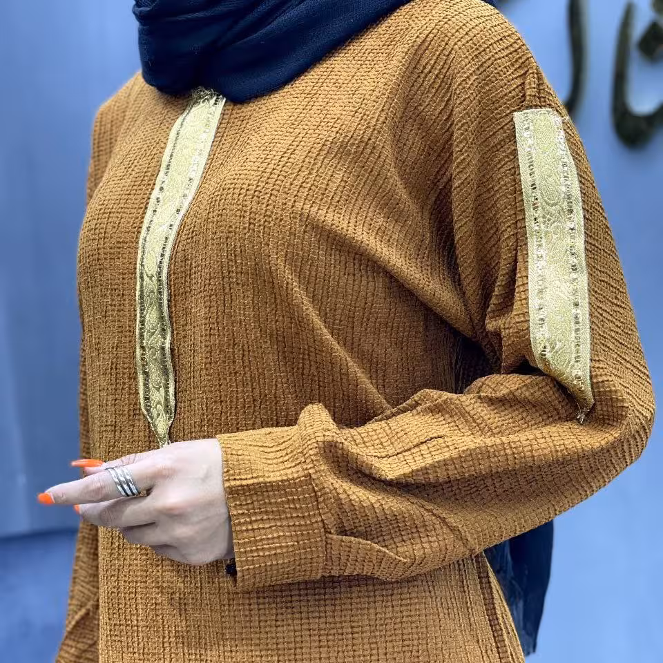 مانتو اسپرال نوار سنتی ، جنس عالی، مناسب سایز 38 تا 48