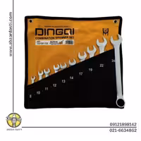 آچار یک سر تخت یک سر رینگی 10 عددی مدل 1010110 دینگی