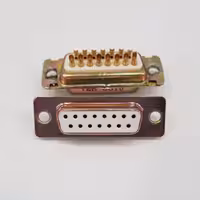 کانکتور DB-15 مادگی رو پنلی, DB-15 famale Panel mount Connector