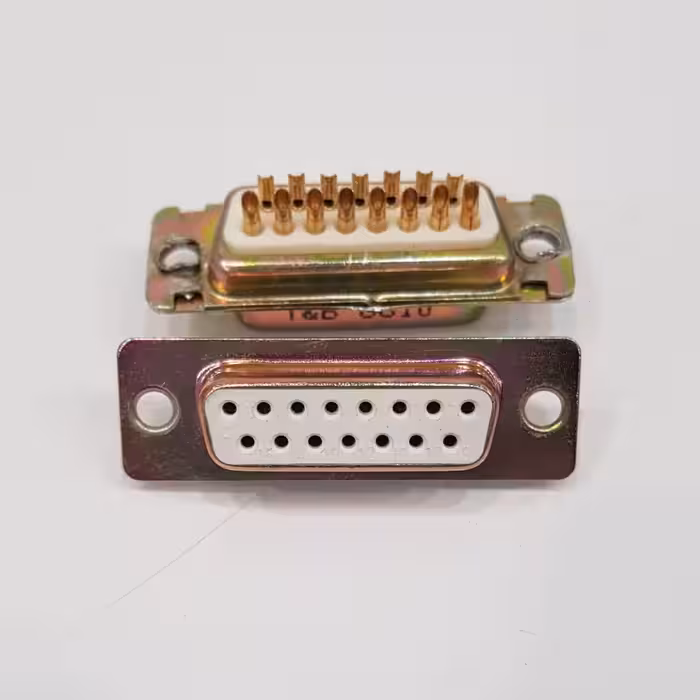کانکتور DB-15 مادگی رو پنلی, DB-15 famale Panel mount Connector
