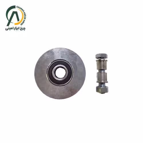 قرقره (بلبرینگ) زیر درب فولادی 4×12