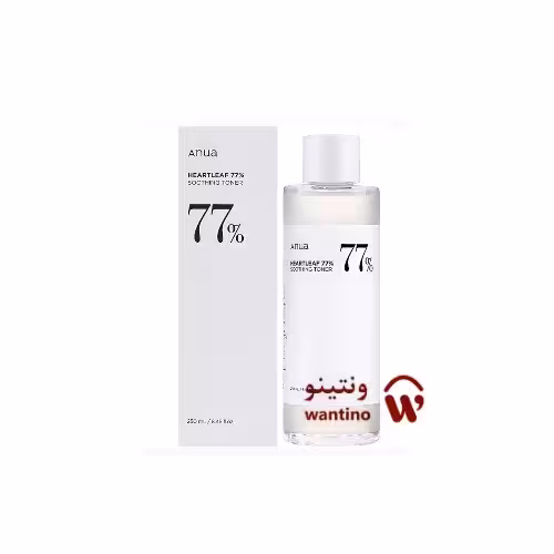 تونر تسکین دهنده آنوا Anua 77% حجم 250 میل