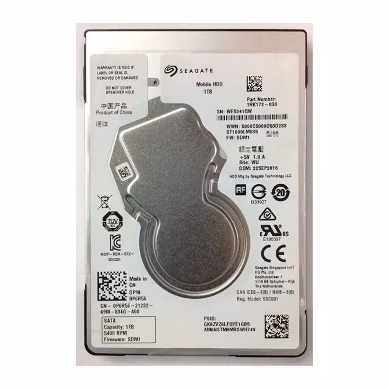 هارددیسک اینترنال سیگیت مدل ST1000LM035 ظرفیت 1 ترابایت