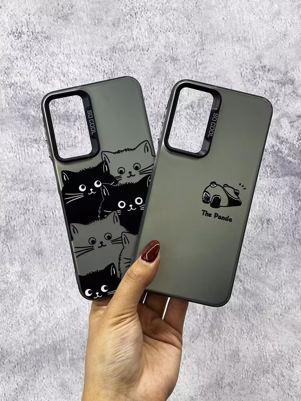 قاب طرح دار سامسونگ A51 طرح گربه