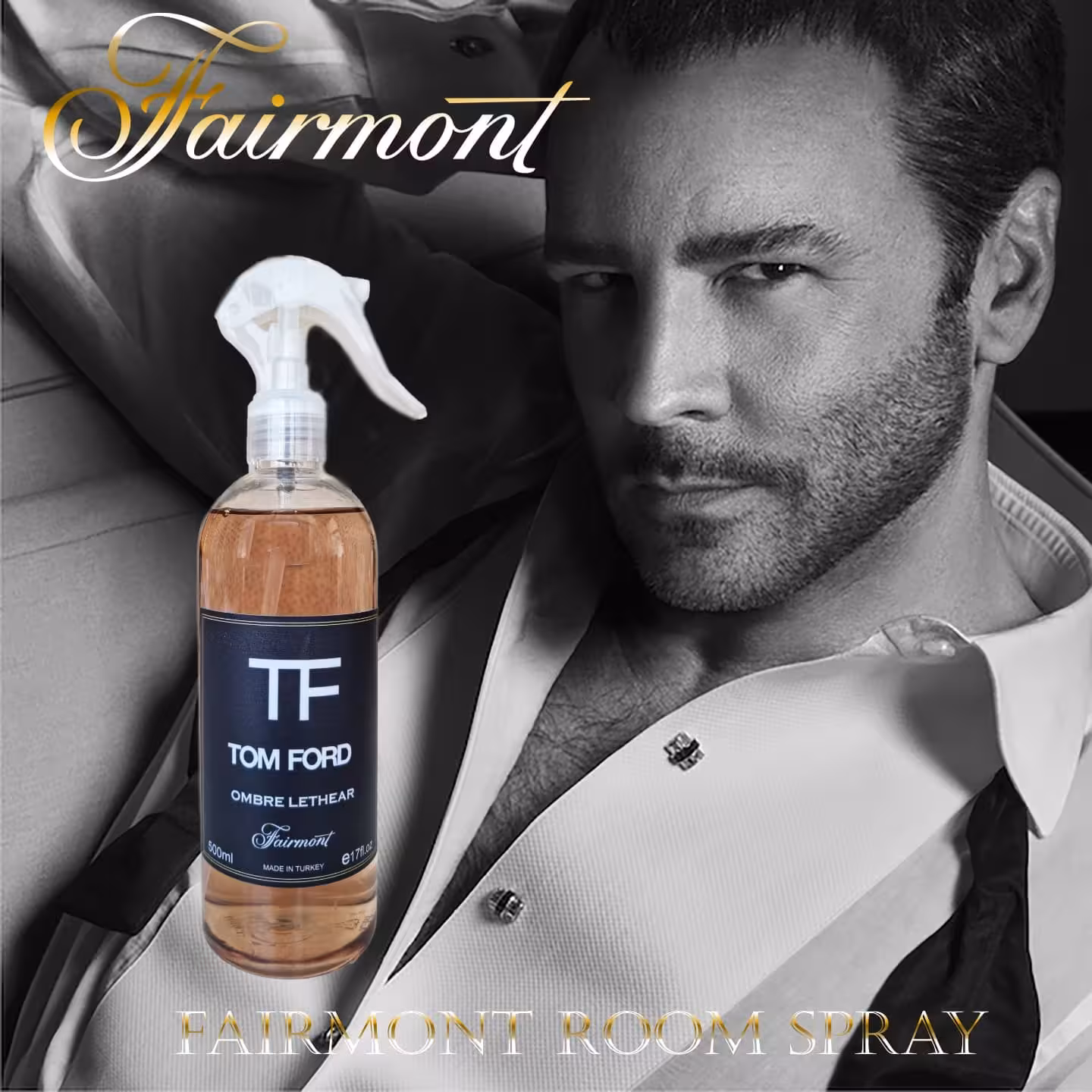 اسپری خوشبوکننده هوا با بوی ادکلن تام فورد آمبر لدر