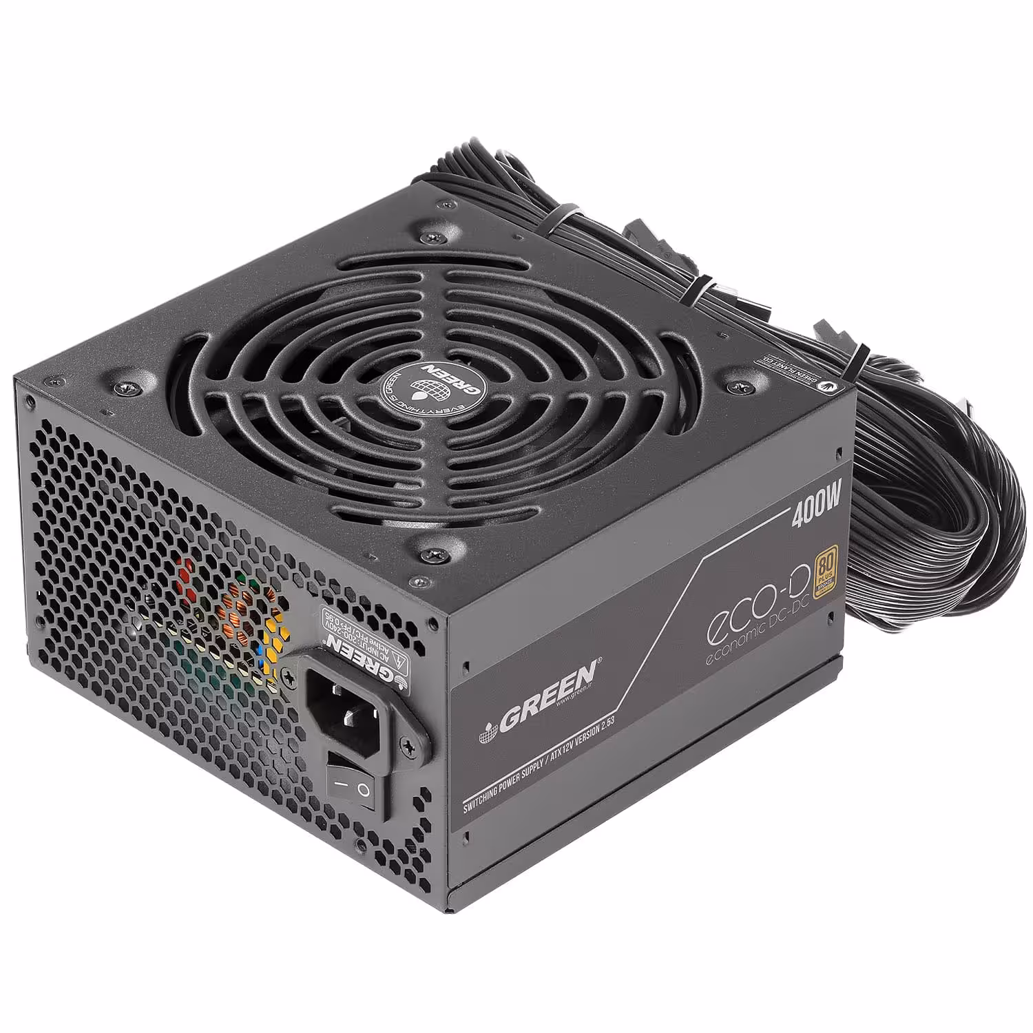منبع تغذیه کامپیوتر گرین مدل GREEN GP400A-ECO D