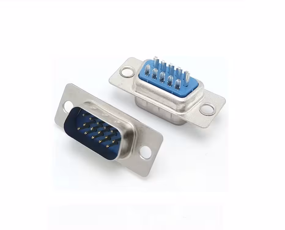 سوکت کامپیوتری 15 پین نری صافکانکتور DB15 سوزنی 15pin
