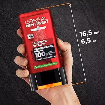 شامپو بدن مردانه لورال L’Oreal ULTIMATE VITALITY