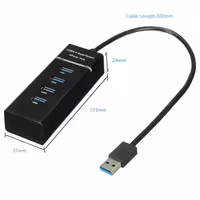 هاب USB 3.0 مدل H4O2 با چهار پورت