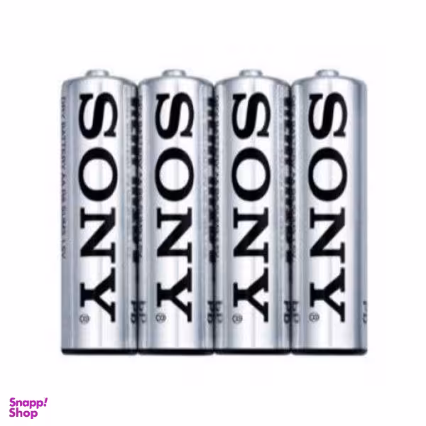 باتری نیم قلمی سونی مدل R03 بسته 4 عددی