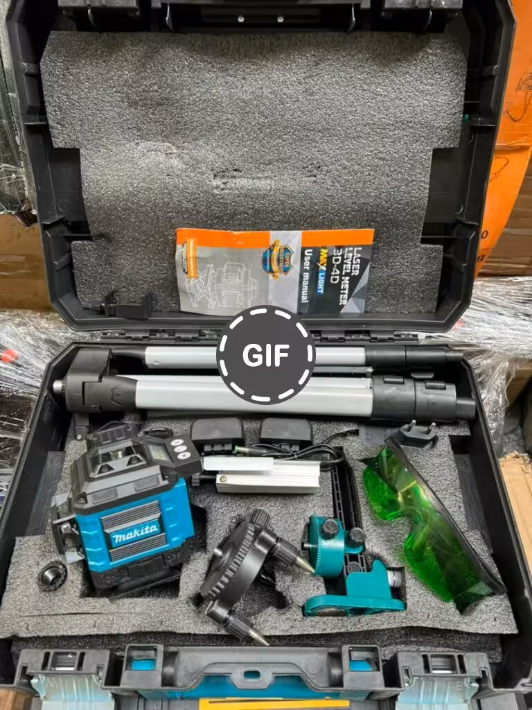 تراز لیزری نور سبز 360 درجه شارژی طرح ماکیتا مدل 4D-16Line