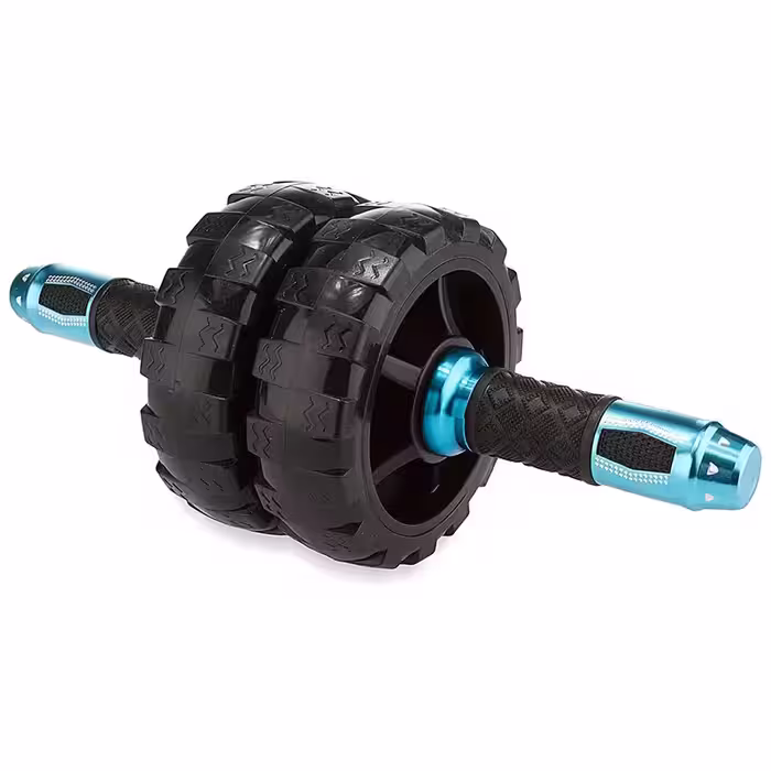 چرخ شکم بدنسازی دوبل RUI BA – RB-762 | مشکی/آبی