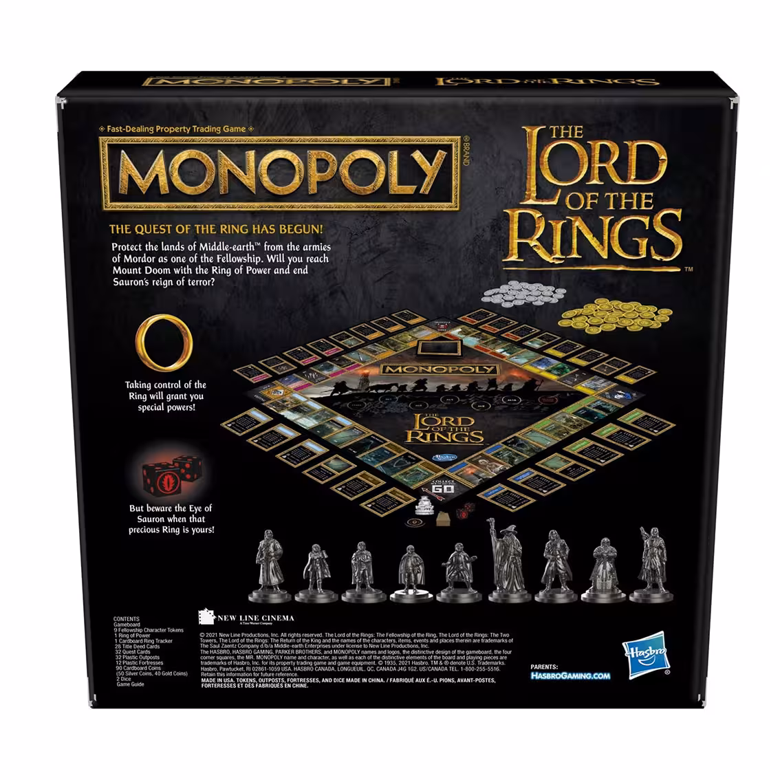 بازی برد گیم های مونوپولی ارباب حلقه ها